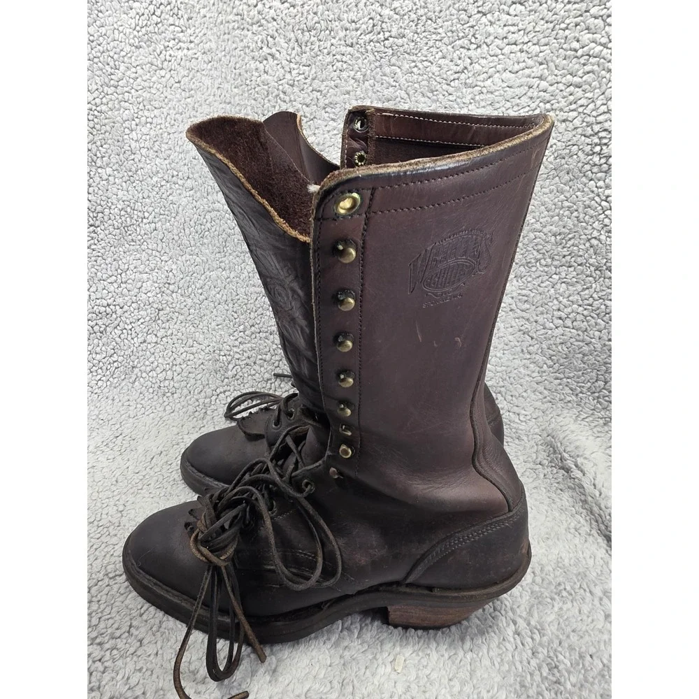 White's Hunter Vibram‎ Handmade Spokane Leather Boots Mens Size 10.5?? SEE DESC